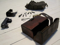 K.G-läderväska nr 2 (m21/37), använd-Floby Överskottslager