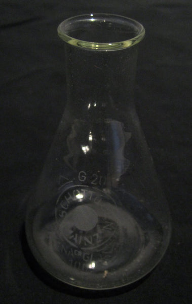 Glaskolv i klart glas med gravering, ca 10cm-Floby Överskottslager