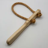 Brems med trähandtag