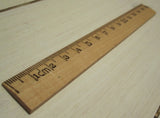 Wooden ruler