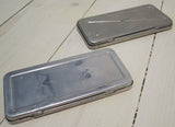 Thin aluminum storage box, usedFloby Överskottslager