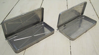 Thin aluminum storage box, usedFloby Överskottslager