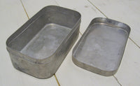 Lunch box in aluminum, usedFloby Överskottslager