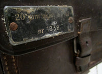 20mm akan m/40 läderväska, använd-Floby Överskottslager
