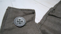 Gray cotton apronFloby Överskottslager