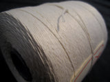 Spool yarn 2x sort, white cottonFloby Överskottslager