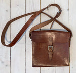 Shoulder bag in leather no. "2" -Floby Överskottslager