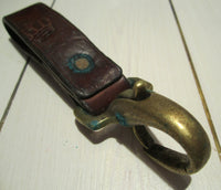 Belt belt with brass hookFloby Överskottslager