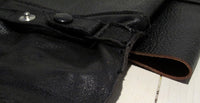 Gloves mc model in leather with collarFloby Överskottslager