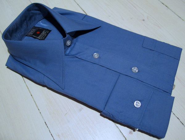 Skjorta / blus "Spårvägen", mörkblå-Floby Överskottslager
