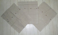 Kuddöverdrag i linne med knäppning, använt-Floby Överskottslager