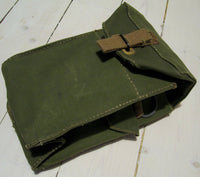 Shoulder bag in light green canvasFloby Överskottslager