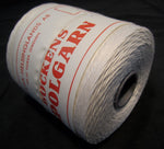 Spool yarn 2x sort, white cottonFloby Överskottslager