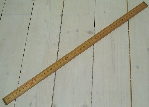 Slöjdmått tum- och millimeterskala, 50cm-Floby Överskottslager