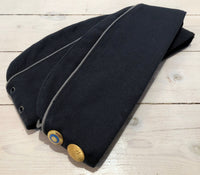 Boat cap gray blue with gray border and tights, used in good conditionFloby Överskottslager