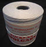 Spool yarn 2x sort, white cottonFloby Överskottslager