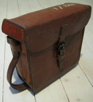 Leather shoulder bag no. "1", usedFloby Överskottslager