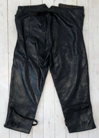 Trousers MC in black leatherFloby Överskottslager