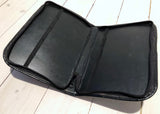 Storage case in black leatheretteFloby Överskottslager