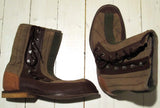 Boots made of military fabric, felt liningFloby Överskottslager