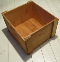 Wooden box, "Crystal soap" -Floby Överskottslager