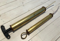 Suction and pressure gun in brass, less-Floby Överskottslager