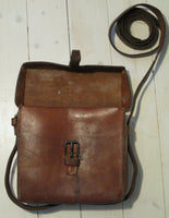 Leather shoulder bag no. "1", usedFloby Överskottslager