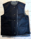 Large vest in cuffs fabricFloby Överskottslager