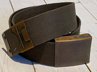 Leash strap in green fabric, used