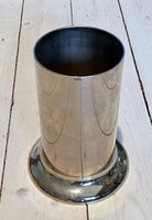 Cylinder/vas i förkromad mässing