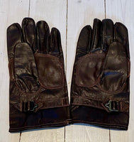 Handskar trefinger/femfinger, brun