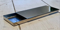 Stainless steel pocket case, used