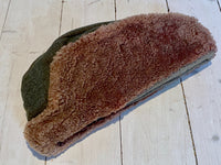 Boat hat in gray calfskin, winter model, used
