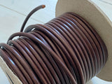 Leather cord, round
