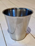 Cup in stainless steel, used condition