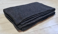 Blanket/wool blanket, dark gray